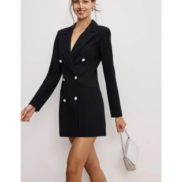 Good American 2XL Ponte Embellished Exec Blazer Dress NWT - Picture 1 of 11